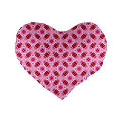 Cute Pretty Elegant Pattern 16  Premium Flano Heart Shape Cushion  by GardenOfOphir