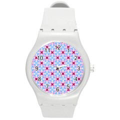 Cute Pretty Elegant Pattern Plastic Sport Watch (medium) by GardenOfOphir