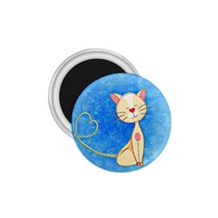 Cute Cat 1 75  Button Magnet by Colorfulart23