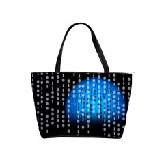 Binary Rain Large Shoulder Bag by StuffOrSomething