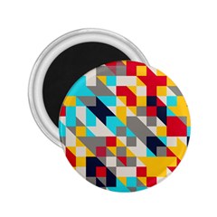 Colorful Shapes 2 25  Magnet by LalyLauraFLM