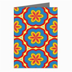 Floral Pattern Greeting Cards (pkg Of 8) by LalyLauraFLM