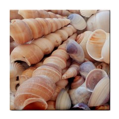 Sea Shells Ceramic Tile by yoursparklingshop