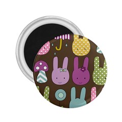 Bunny  2 25  Button Magnet by Kathrinlegg