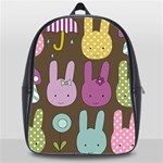 Bunny  School Bag (XL) Front