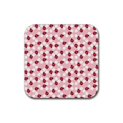 Spot The Ladybug Drink Coaster (square) by Kathrinlegg