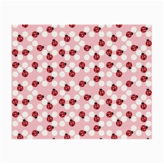 Spot The Ladybug Glasses Cloth (small, Two Sided) by Kathrinlegg