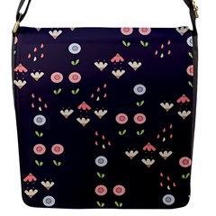 Summer Garden Flap Closure Messenger Bag (small) by Kathrinlegg