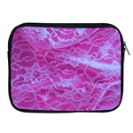 Pink Lace  Apple iPad Zippered Sleeve Front