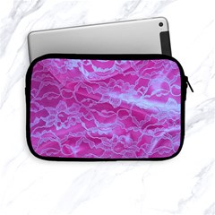 Pink Lace  Apple Ipad Mini Zippered Sleeve by OCDesignss