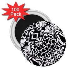 70 s Wallpaper 2 25  Button Magnet (100 Pack) by KirstenStar