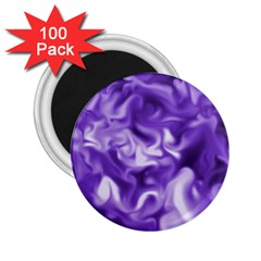 Lavender Smoke Swirls 2 25  Button Magnet (100 Pack) by KirstenStar