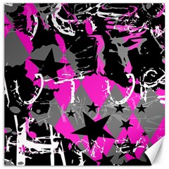 Pink Scene Kid Canvas 20  X 20  (unframed) by ArtistRoseanneJones