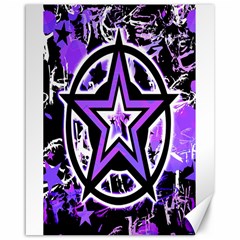 Purple Star Canvas 16  X 20  (unframed) by ArtistRoseanneJones