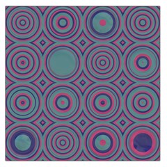 Concentric Circles Pattern Satin Scarf by LalyLauraFLM