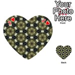 Faux Animal Print Pattern Playing Cards 54 (Heart)  Front - HeartJ