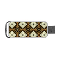 Faux Animal Print Pattern Portable Usb Flash (one Side) by GardenOfOphir