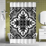 Doodlecross By Kirstenstar D70i5s5 Shower Curtain 48  x 72  (Small)  Curtain(48  X 72 ) - 42.18 x64.8  Curtain(48  X 72 )