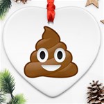 Poop Ornament (Heart)  Front