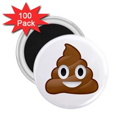 Poop 2 25  Magnets (100 Pack)  by redcow