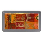 India Print Realism Fabric Art Memory Card Reader (Mini) Front