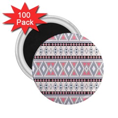 Fancy Tribal Border Pattern Soft 2 25  Magnets (100 Pack)  by ImpressiveMoments