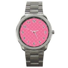 Cute Pretty Elegant Pattern Sport Metal Watches by GardenOfOphir