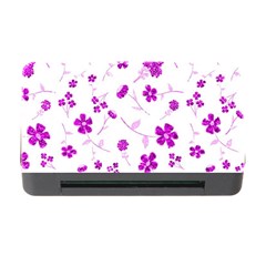 Sweet Shiny Floral Pink Memory Card Reader With Cf by ImpressiveMoments