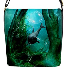 Wonderful Dolphin Flap Messenger Bag (s) by FantasyWorld7