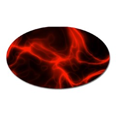 Cosmic Energy Red Oval Magnet by ImpressiveMoments