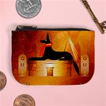 Anubis, Ancient Egyptian God Of The Dead Rituals  Mini Coin Purses Front