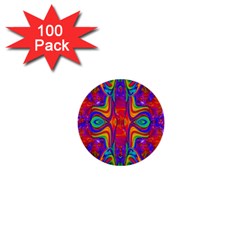 Abstract 1 1  Mini Buttons (100 Pack)  by icarusismartdesigns