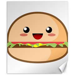 Kawaii Burger Canvas 8  X 10  by KawaiiKawaii