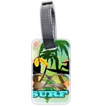 Surfing Luggage Tags (Two Sides) Front