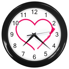 Customizable Shotgun Heart Wall Clocks (black) by CraftyLittleNodes