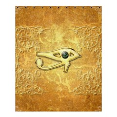 The All Seeing Eye With Eye Made Of Diamond Shower Curtain 60  X 72  (medium)  by FantasyWorld7