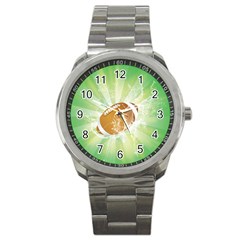 American Football  Sport Metal Watches by FantasyWorld7