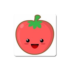 Kawaii Tomato Square Magnet by KawaiiKawaii