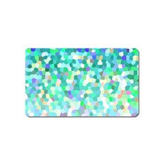 Mosaic Sparkley 1 Magnet (name Card) by MedusArt