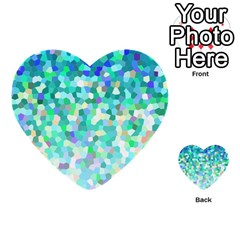 Mosaic Sparkley 1 Multi-purpose Cards (heart)  by MedusArt