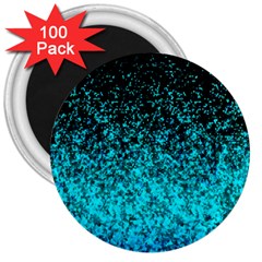 Glitter Dust G162 3  Magnets (100 Pack) by MedusArt