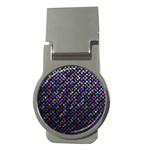 Polka Dot Sparkley Jewels 2 Money Clips (Round)  Front