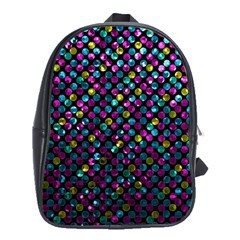 Polka Dot Sparkley Jewels 2 School Bags (xl)  by MedusArt