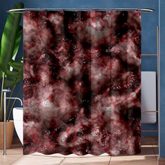 Alien Dna Red Shower Curtain 60  X 72  (medium)  by ImpressiveMoments