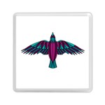 Stained Glass Bird Illustration  Memory Card Reader (Square)  Front