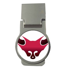 Fox Logo Red Gradient  Money Clips (round)  by carocollins