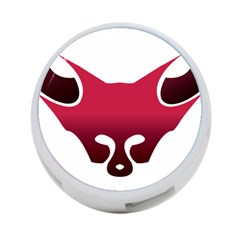 Fox Logo Red Gradient  4-port Usb Hub (one Side) by carocollins