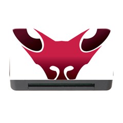 Fox Logo Red Gradient  Memory Card Reader With Cf by carocollins