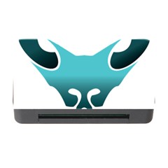 Fox Logo Blue Gradient Memory Card Reader With Cf by carocollins