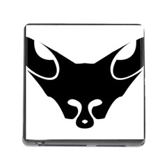 Black Fox Logo Memory Card Reader (square) by carocollins